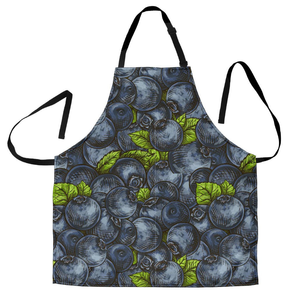 Blueberry Pattern Adjustable Apron