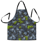 Blueberry Pattern Adjustable Apron