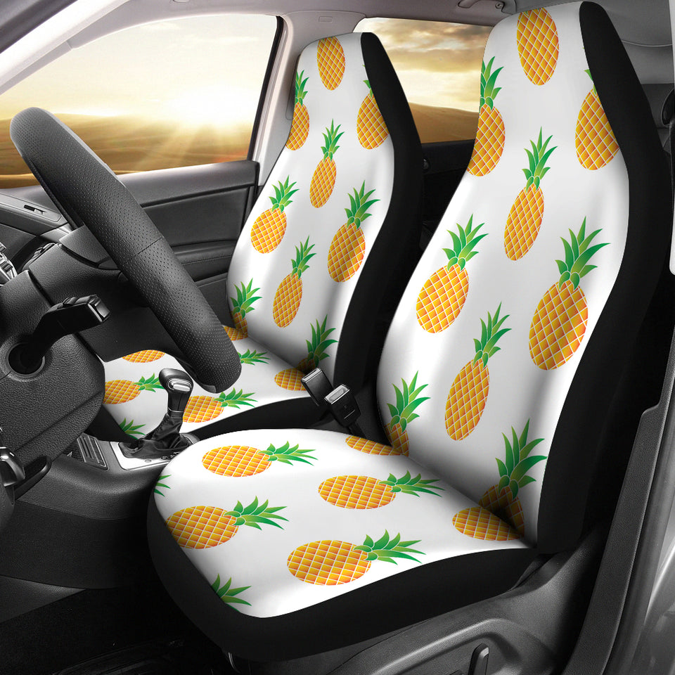 Pineapples Pattern  Universal Fit Car Seat Covers
