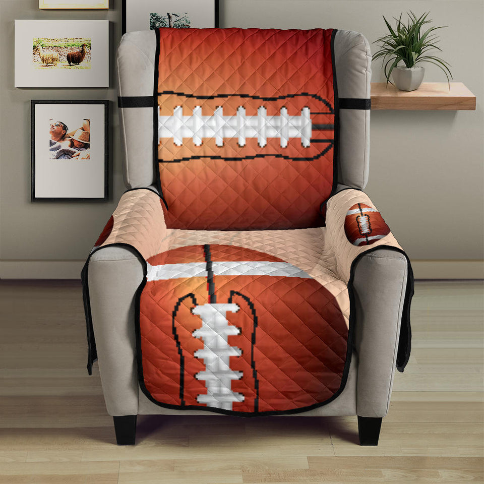 American football ball design pattern Chair Cover Protector