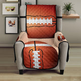 American football ball design pattern Chair Cover Protector