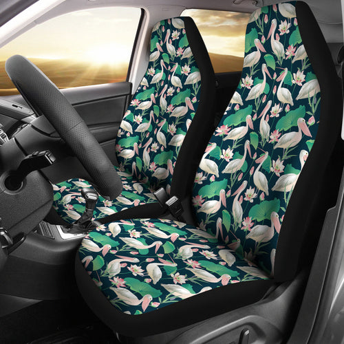 Pelican Pattern Print Design 03 Universal Fit Car Seat Covers