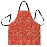 Red Tomato Pattern Adjustable Apron
