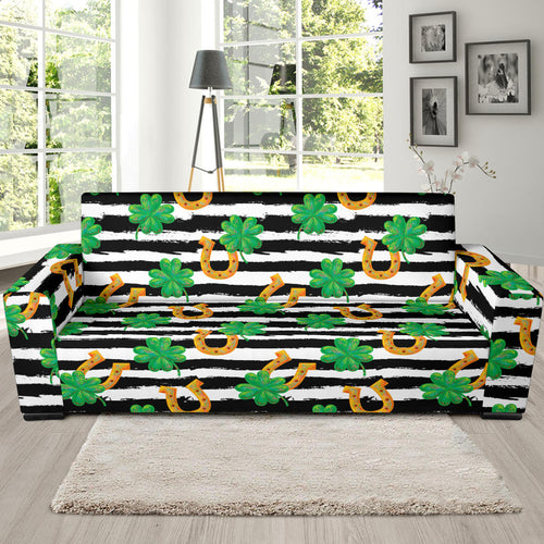 Horseshoes Pattern Print Design 01 Sofa Slipcover