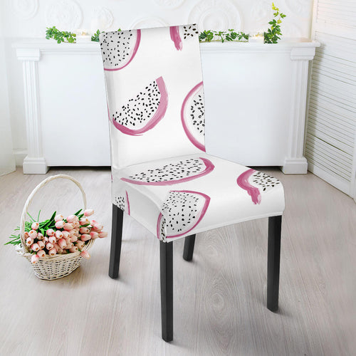 Dragon Fruit Pattern Dining Chair Slipcover