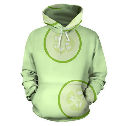 Cucumber Pattern Men Women Pullover Hoodie