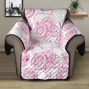 Sketch guava pattern Recliner Cover Protector