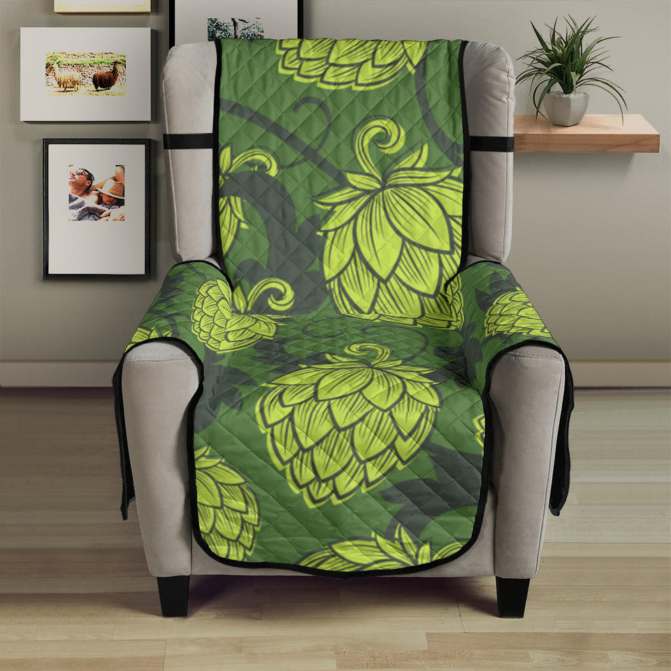 Hop pattern Hop cone background Chair Cover Protector