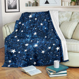 Night Sky Star Pattern Premium Blanket