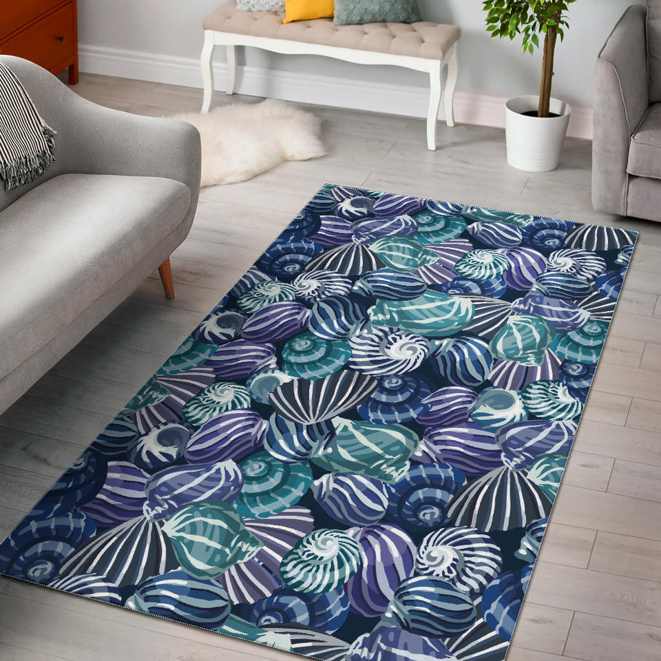 Shell Design Pattern Area Rug