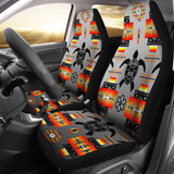 Turtle Gray Set Of 2 Car Seat Covers