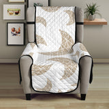 Cool gold moon abstract pattern Chair Cover Protector