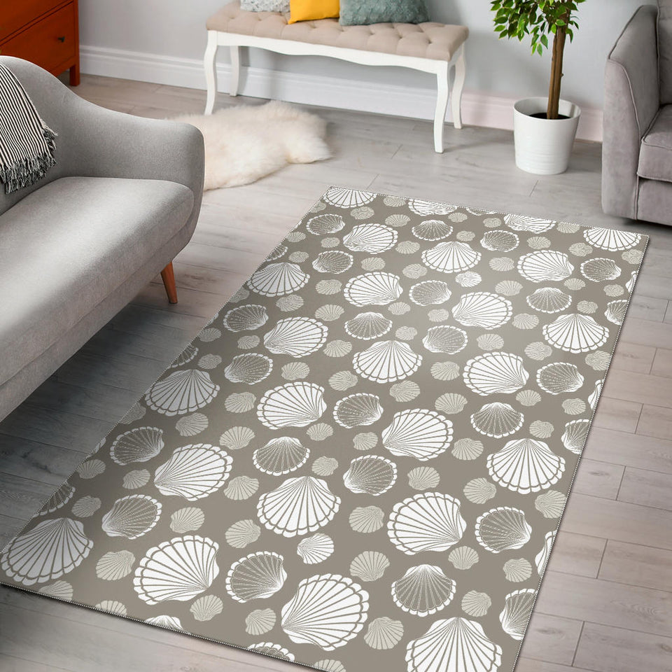 Scallop Shell Pattern Area Rug