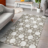 Scallop Shell Pattern Area Rug