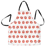 Daruma Japanese Wooden Doll Pattern Adjustable Apron