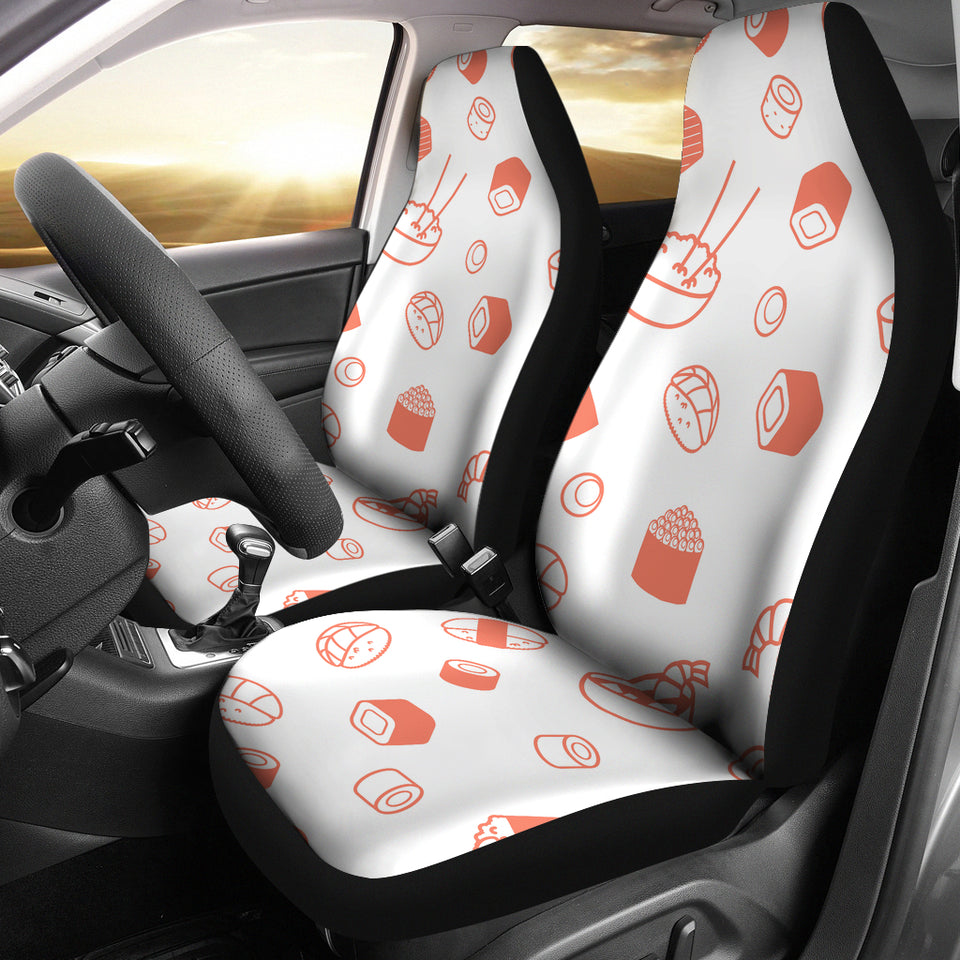 Sushi Pattern  Universal Fit Car Seat Covers