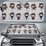 Cute Ninja Pattern Car Sun Shade