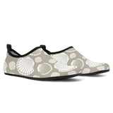 Scallop Shell Pattern Aqua Shoes