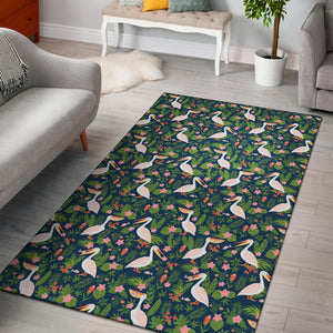 Pelican Pattern Print Design 05 Area Rug