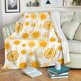 Sun Design Pattern Premium Blanket
