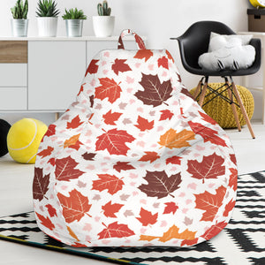 Colorful Maple Leaf Pattern Bean Bag Cover