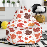 Colorful Maple Leaf Pattern Bean Bag Cover