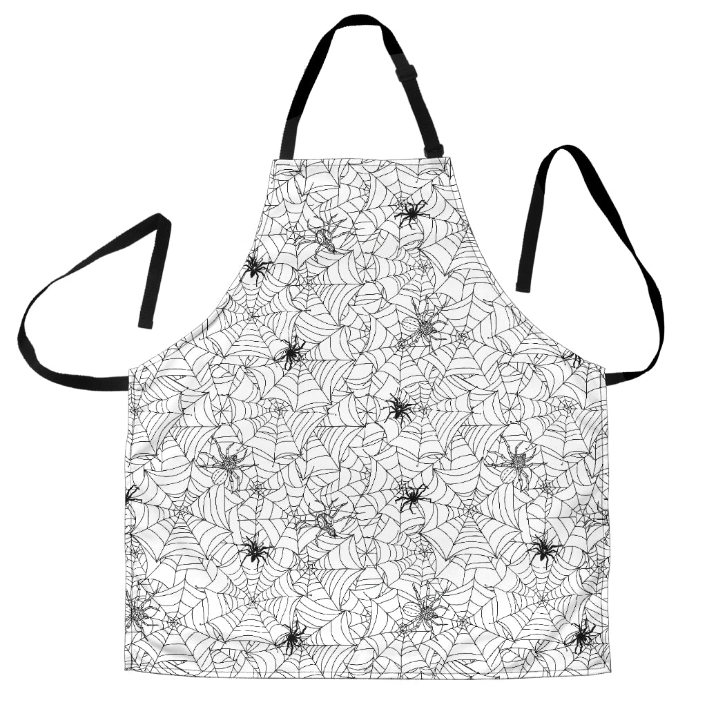 Spider Web Cobweb Pattern Adjustable Apron