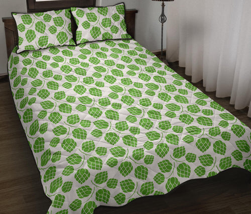 Hop pattern background Quilt Bed Set