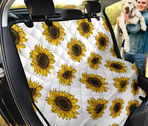 Sunflowers Design Pattern Dog Car Seat Covers