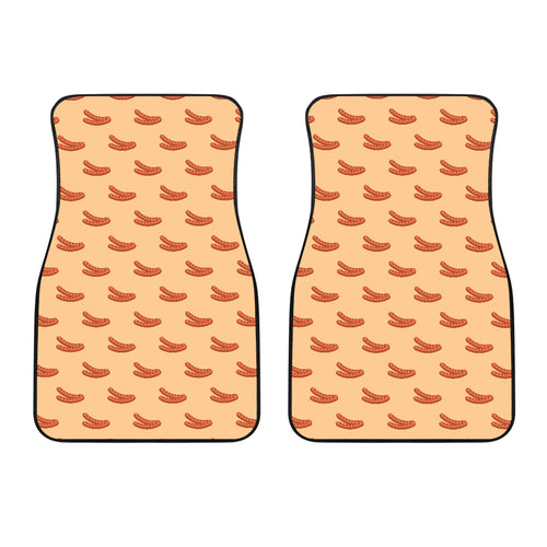 Sausage Pattern Print Design 03 Front Car Mats