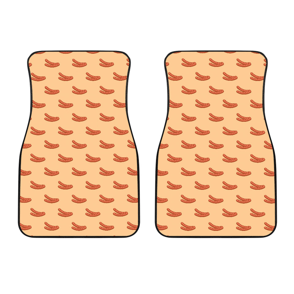 Sausage Pattern Print Design 03 Front Car Mats