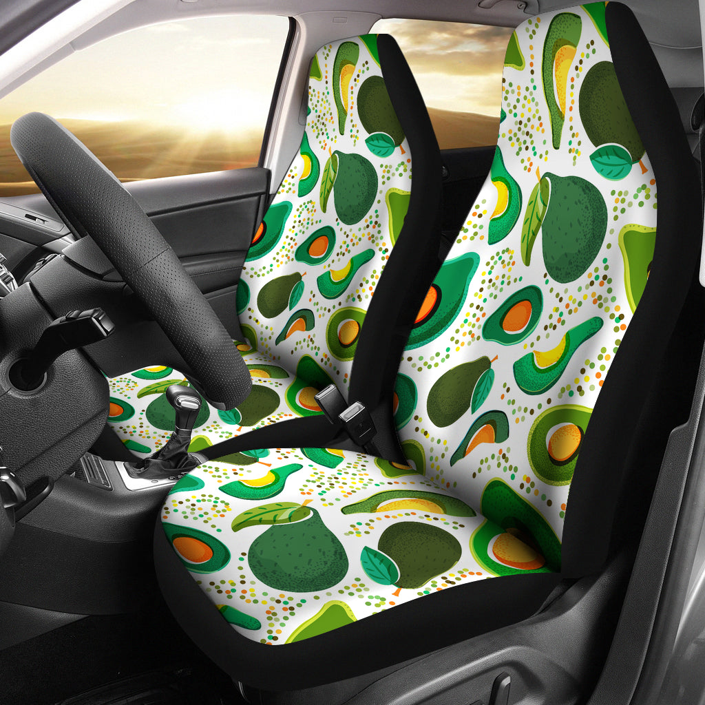 Avocado Design Pattern Universal Fit Car Seat Covers
