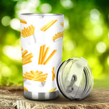 French Fries White Paper Box Pattern Tumbler