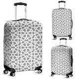 Arabic Gray Pattern Luggage Covers