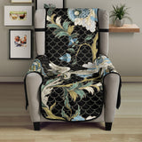 Japanese crane ornament elements Chair Cover Protector