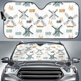 Windmill Pattern Car Sun Shade