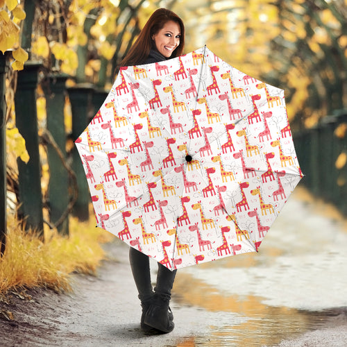 Giraffe Pattern Print Design 03 Umbrella