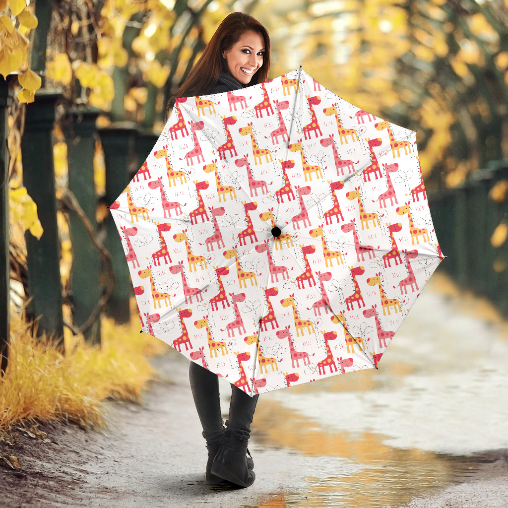 Giraffe Pattern Print Design 03 Umbrella