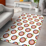 Darts Pattern Print Design 04 Area Rug