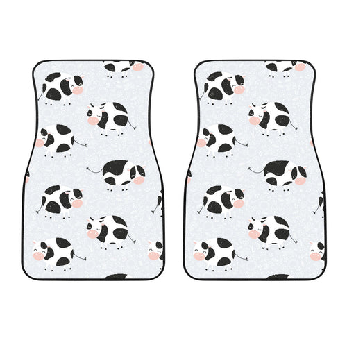 Cute Cows Pattern Front Car Mats