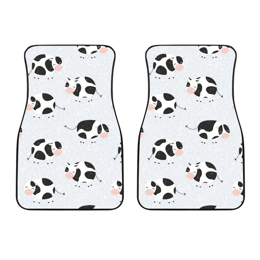 Cute Cows Pattern Front Car Mats