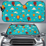 Hot Air Balloon Sky Pattern Car Sun Shade