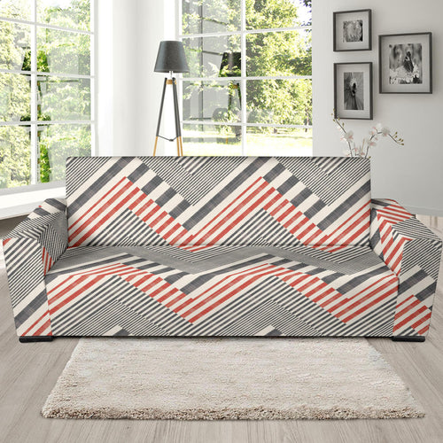 Zigzag Chevron Striped Pattern Sofa Slipcover
