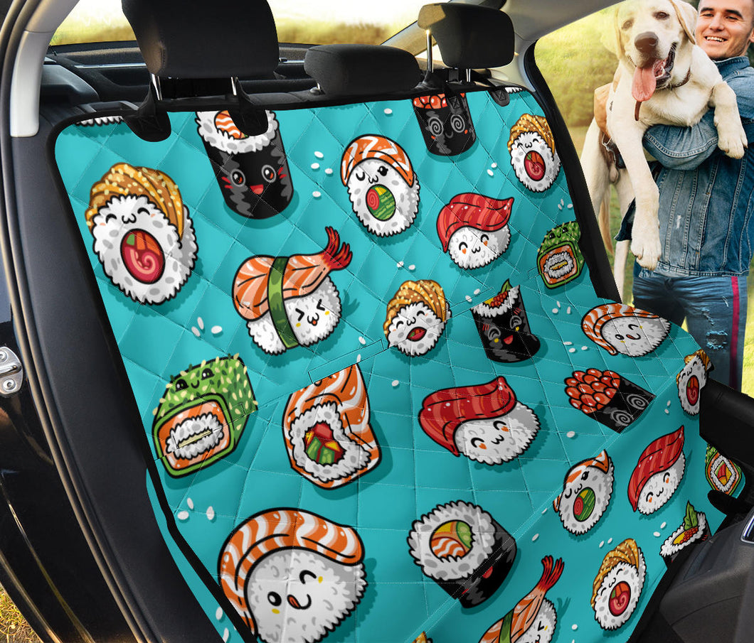 Cute Sushi Pattern Dog Car Seat Covers