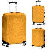 Orange Traditional Indian Element Pattern Luggage Covers