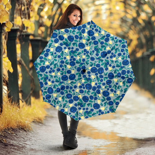 Blueberry Design Pattern Umbrella