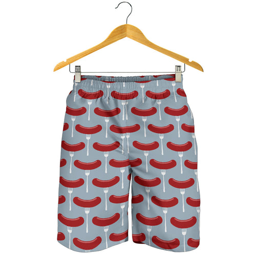 Sausage Pattern Print Design 02 Men Shorts