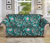 Elephants jungle pattern Sofa Cover Protector