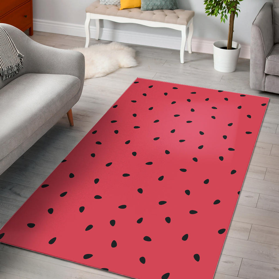 Watermelon Texture Background Area Rug