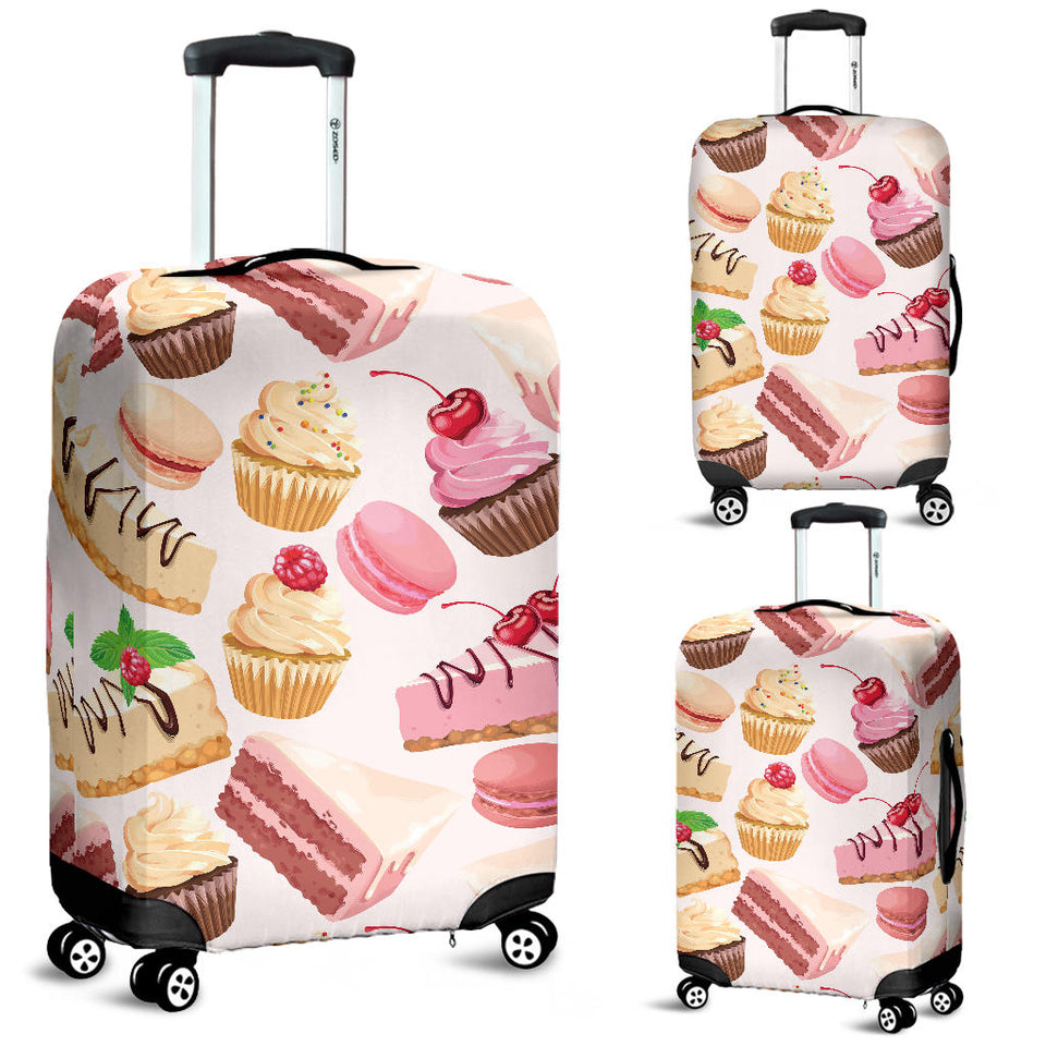 Cake Cupcake Sweets Pattern Luggage Covers